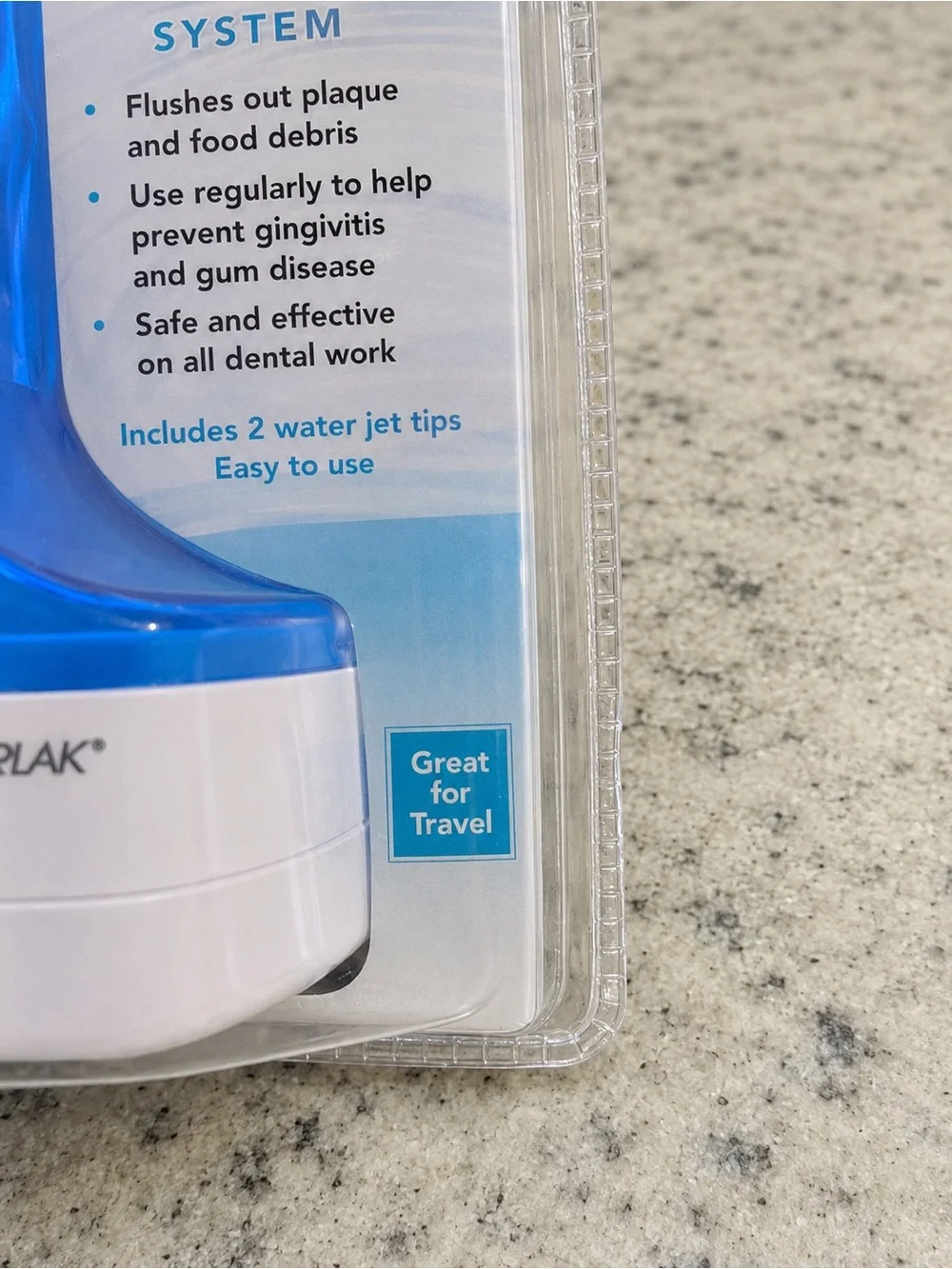 NEW Sealed Interplak by Conair Compact Water Flossing System Cordless Travel WJX